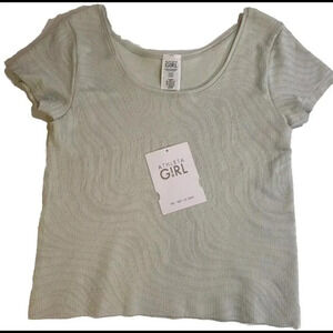 Athleta Girl XXL Preppy Lounge Workout Gym Athletic Leisure Gymnastics Top NWOT